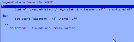 Basement Turn All Off